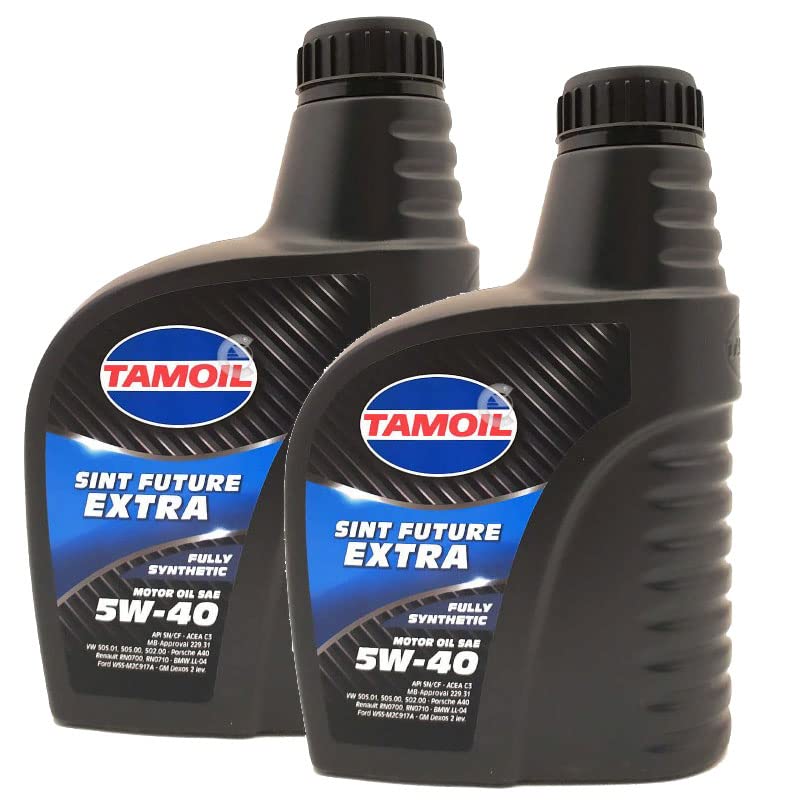 Tamoil Sint Future Extra 5w-40 Olio Motore BENZINA DIESEL 2 LITRI