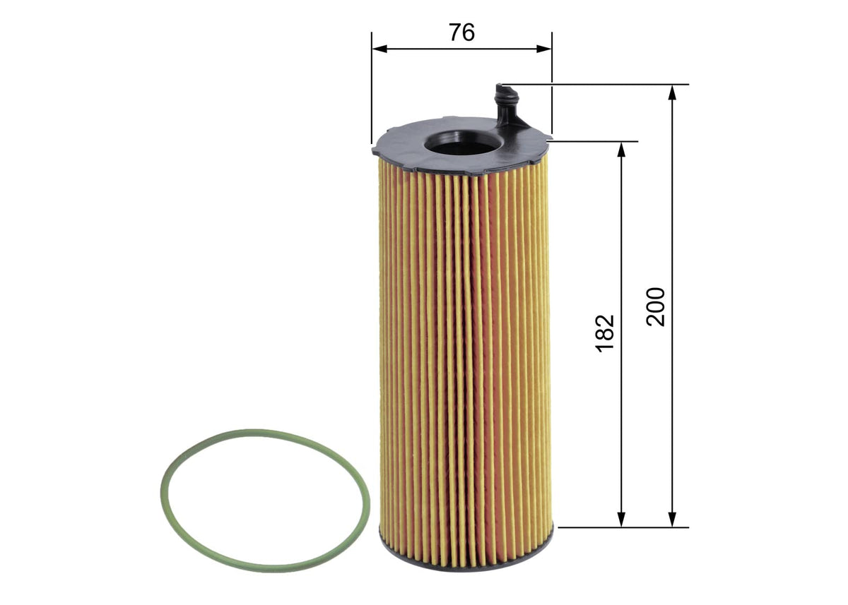 Bosch Filtro Olio per Auto P7066 - Filtro di Ricambio