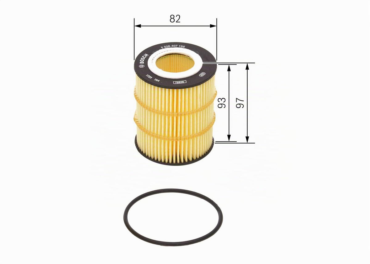 BOSCH Filtro olio F026407155