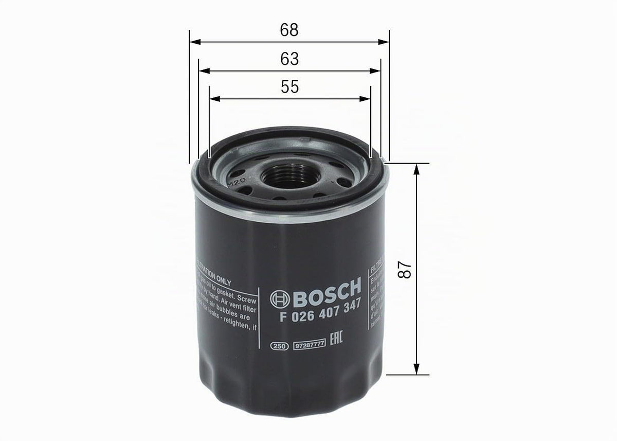 BOSCH Filtro olio F026407347