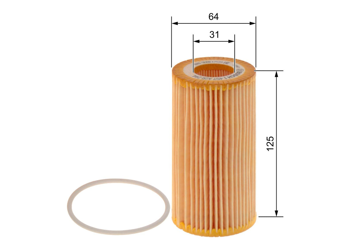 BOSCH Filtro olio 1457429244