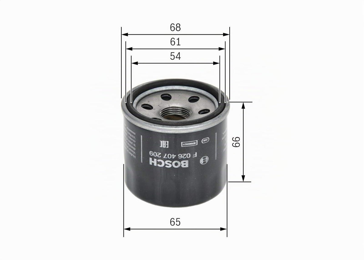 Bosch P7209 - Filtro Olio