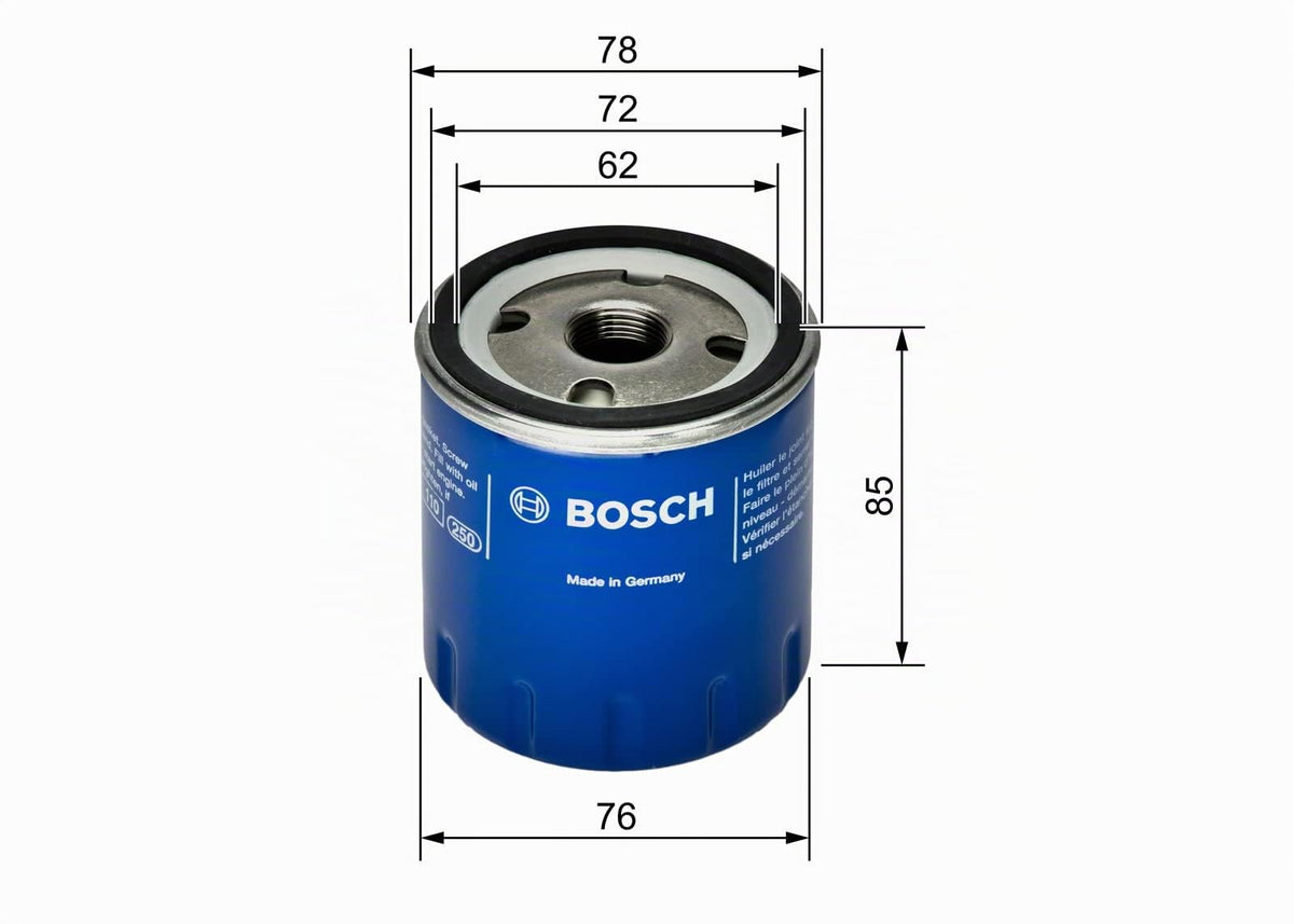 Bosch P3261 - Filtro Olio