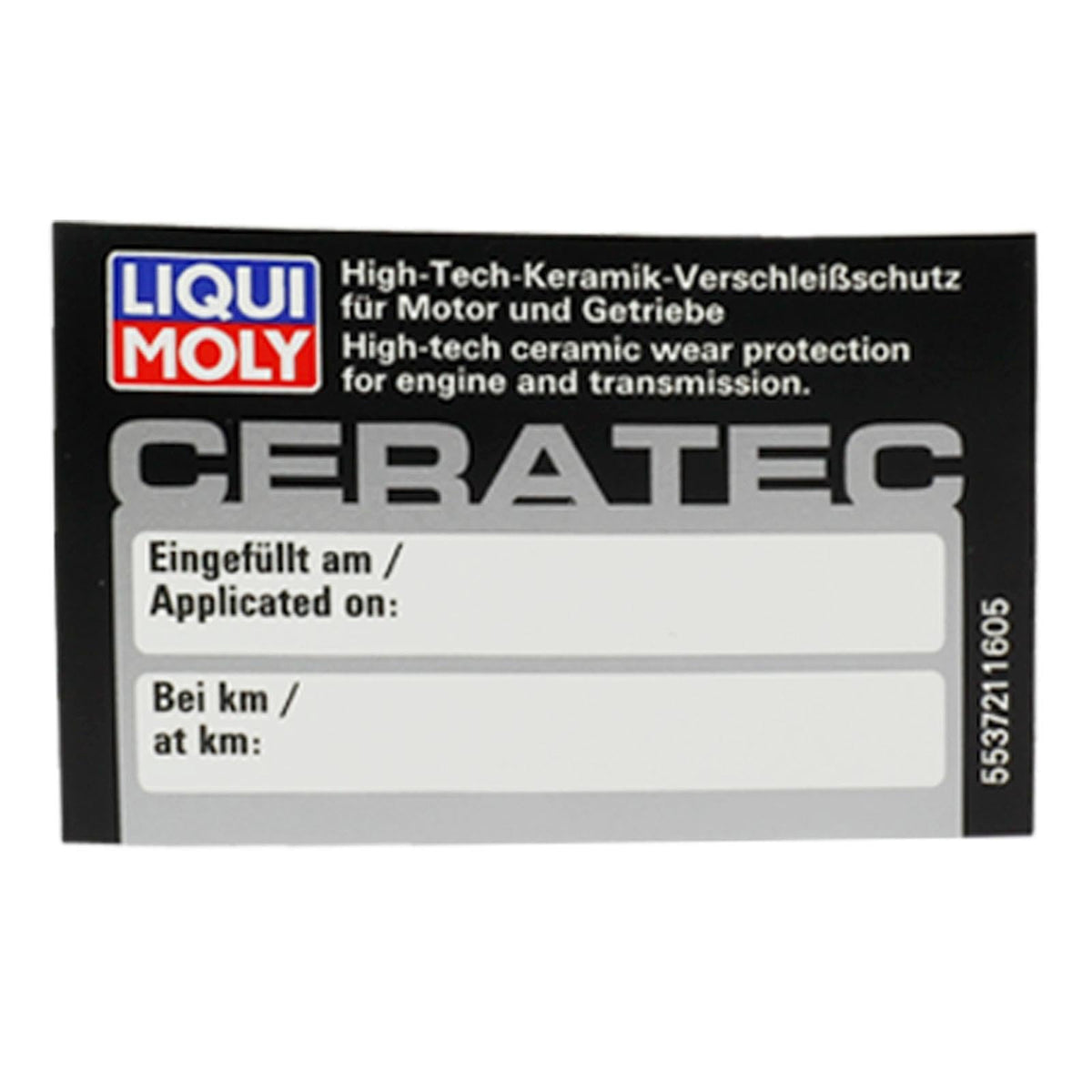 4 x Liqui Moly 3721 Cera Tec Ceramica Usura – 300 Ml