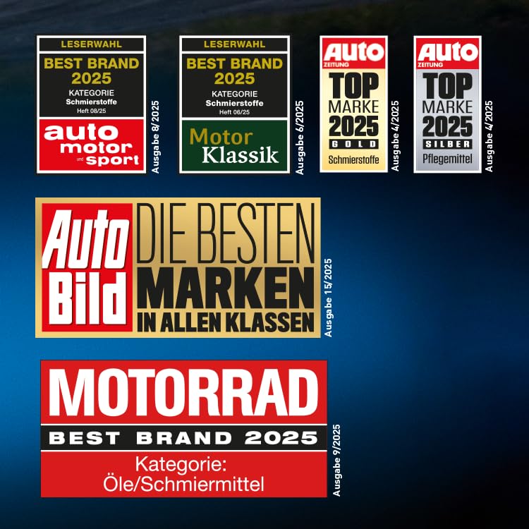 LIQUI MOLY Olio motore Motorbike 4T 20W-50 Olio minerale 4 L Compatibilità con YAMAHA MOTORCYCLES FJ FZS FZX TT XV