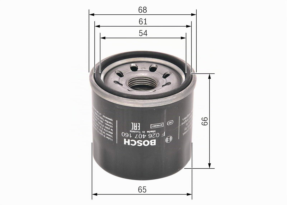 Bosch P7160 - Filtro Olio