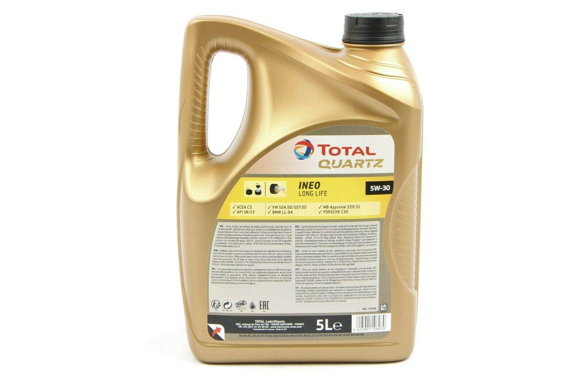 Total Quartz Ineo Longlife 5W302x 5litri = 10litri