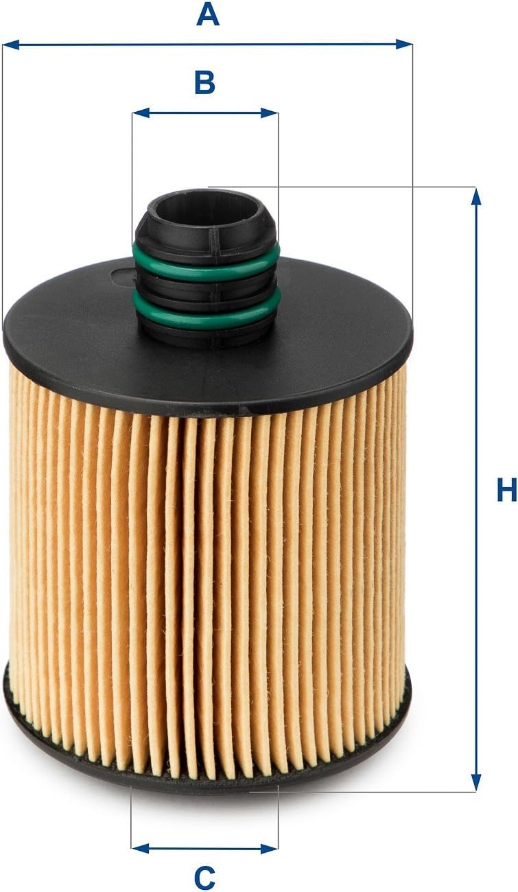 UFI Filters, Filtro Olio per Ricambio 25.083.00, Adatto a Auto, Applicabile su Diversi Modelli Alfa Romeo, Fiat, Jeep, Lancia, Opel, Suzuki e Vauxhall