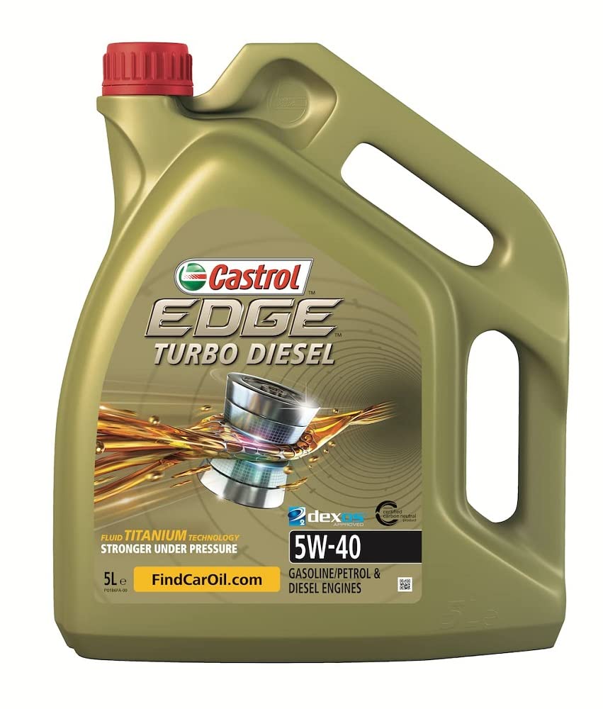 Castrol EDGE Turbo Diesel 5W-40 Olio Motore per auto, 5L