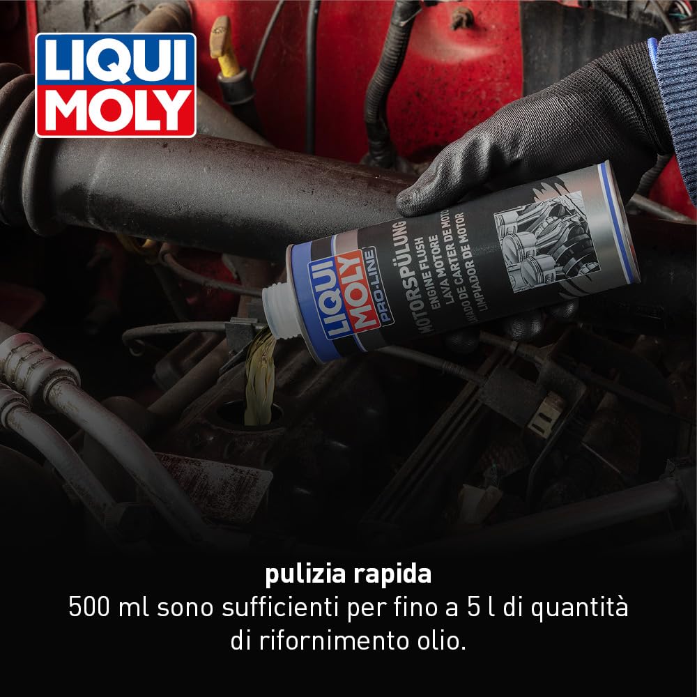 Liqui Moly PRO-Line Lava Motore, 500 ml, Additivo all'olio, sku: 2427