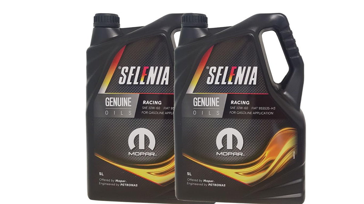 OLIO MOTORE PER AUTO PETRONAS SELENIA RACING 10 W 60 CONFEZIONE DAL LT. 5