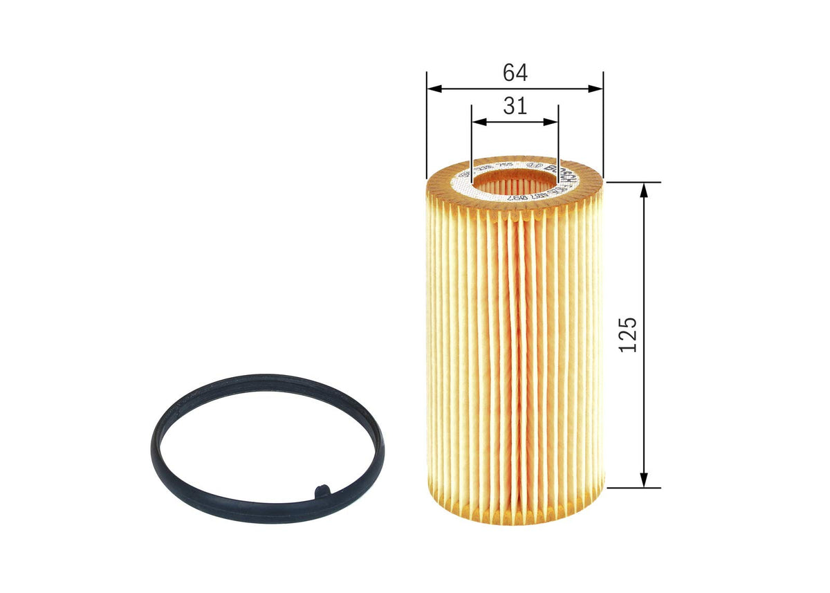BOSCH Filtro olio F026407097