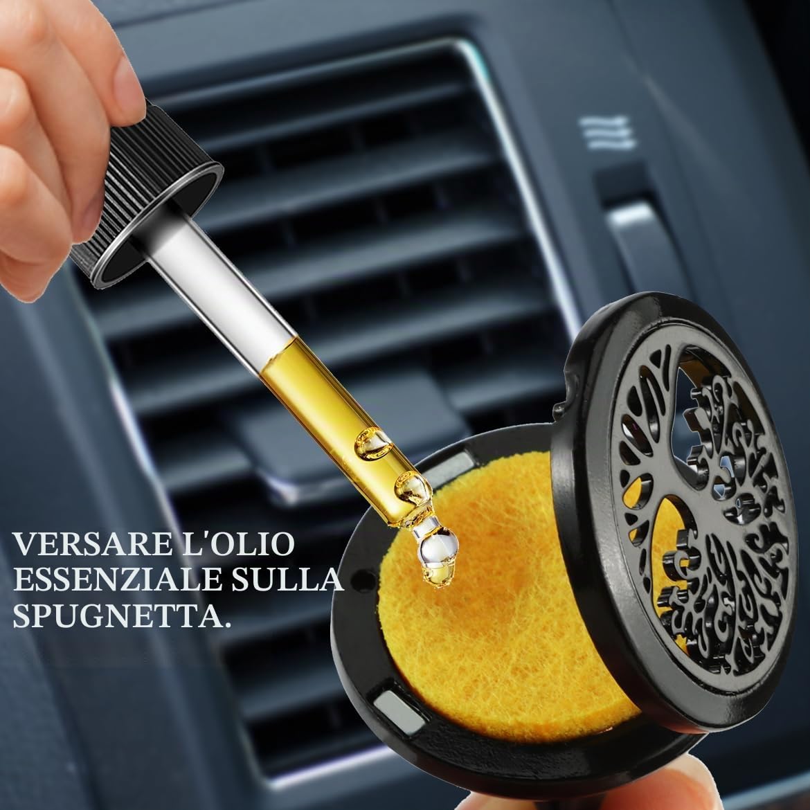 Olio per Auto Diffusore D'olio Essenziale di Aromaterapia