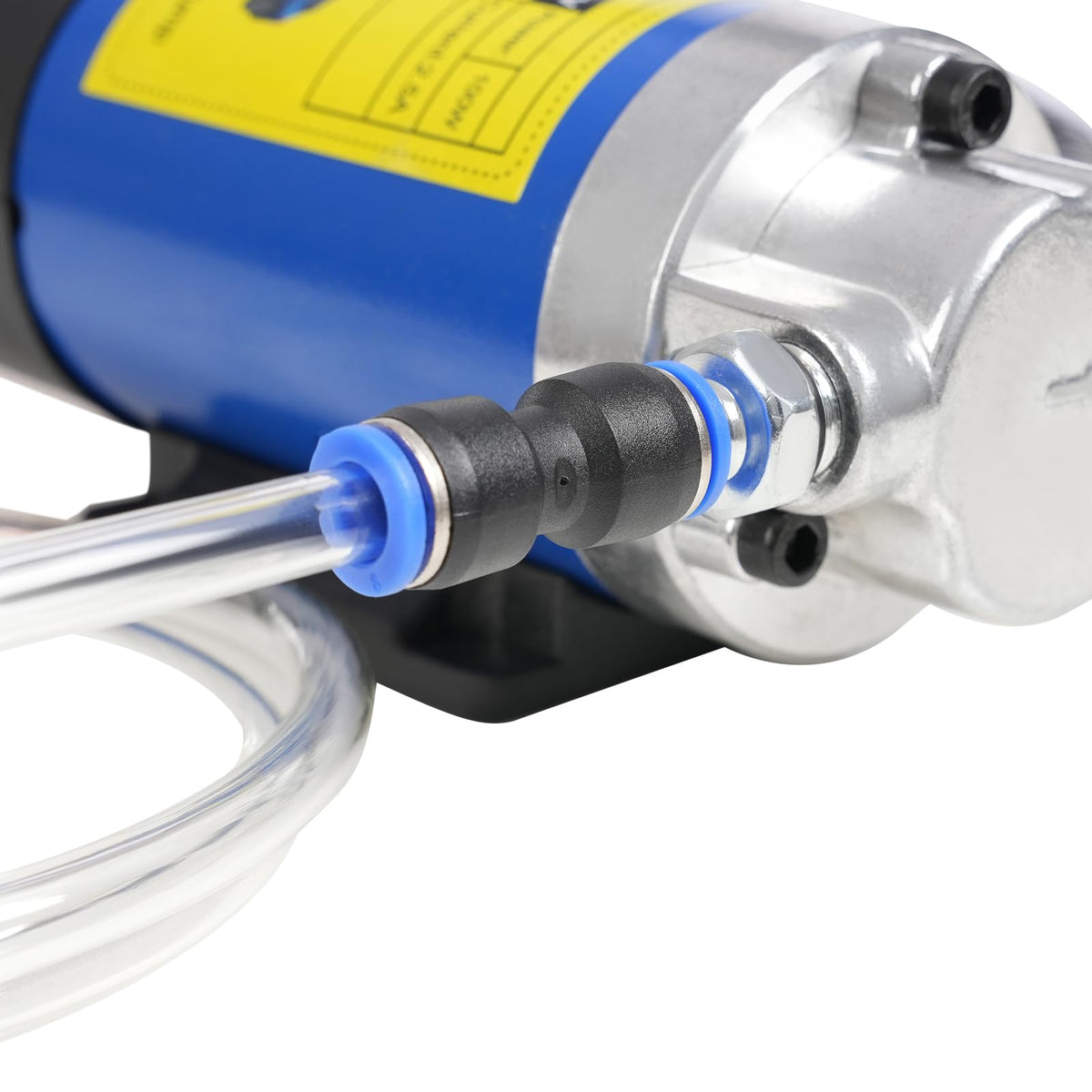 Cutycaty Pompa di aspirazione dell'olio 12V 100W Pompa diesel Pompe del carburante Pompa dell'olio Pompa di travaso elettrica carburante-acqua per olio motore e diesel per auto