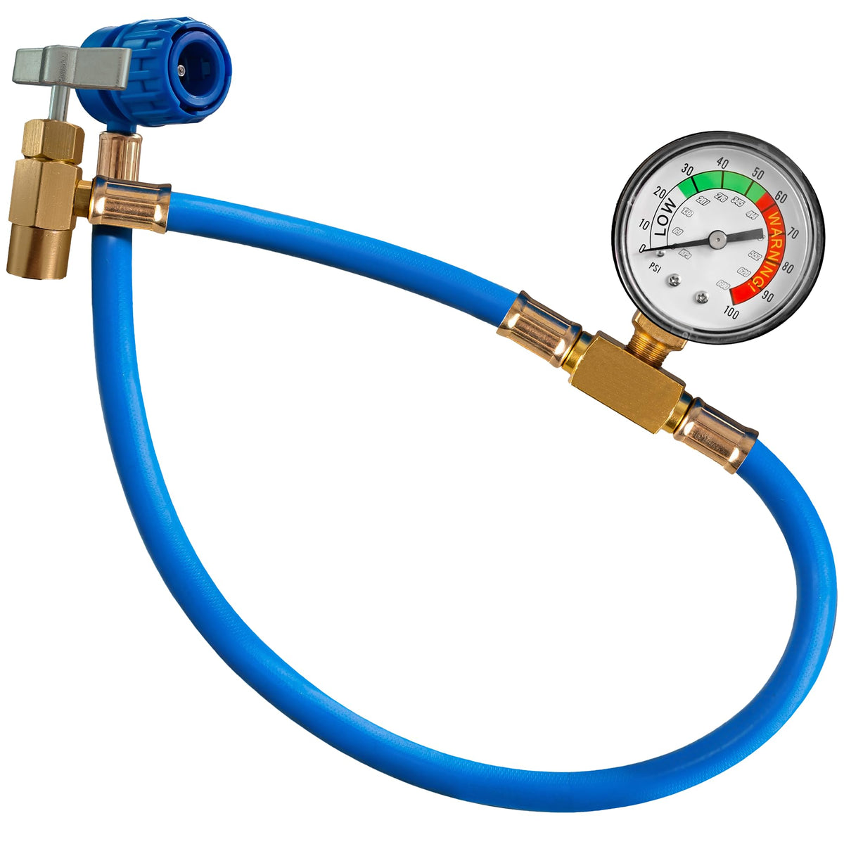 ClimaSet - Gas di ricarica per climatizzatore 3 in 1 r134a, olio, sigillante per perdite XL e gas R134a e tubo flessibile - Kit Ricarica Gas AC - Kit Ricarica Climatizzatore Auto - 470 g