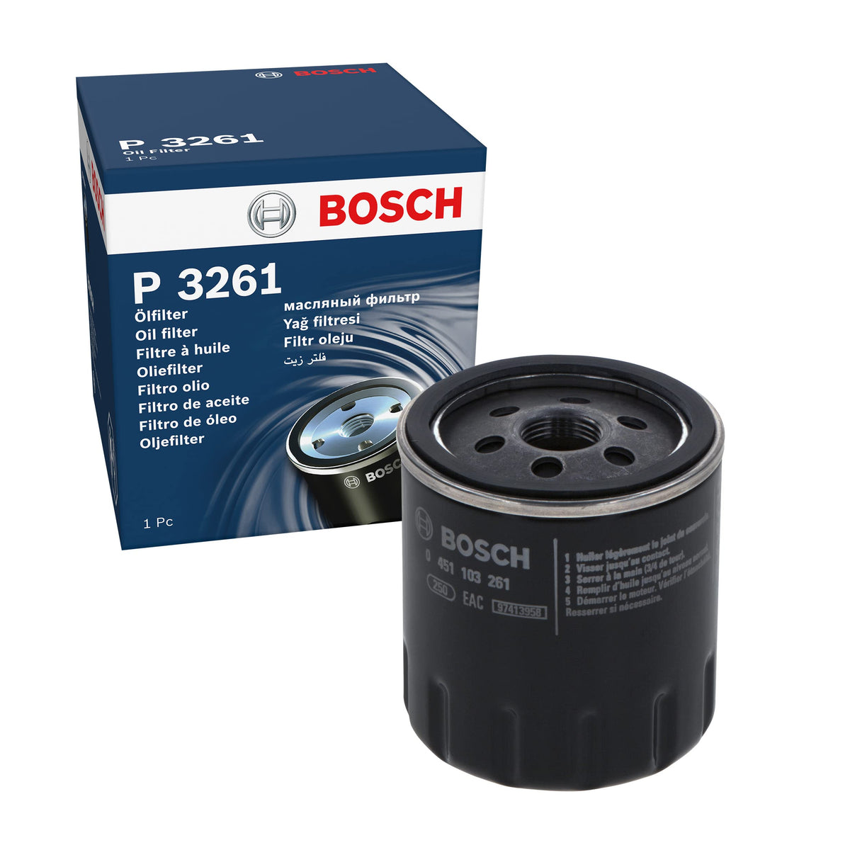 Bosch P3261 - Filtro Olio