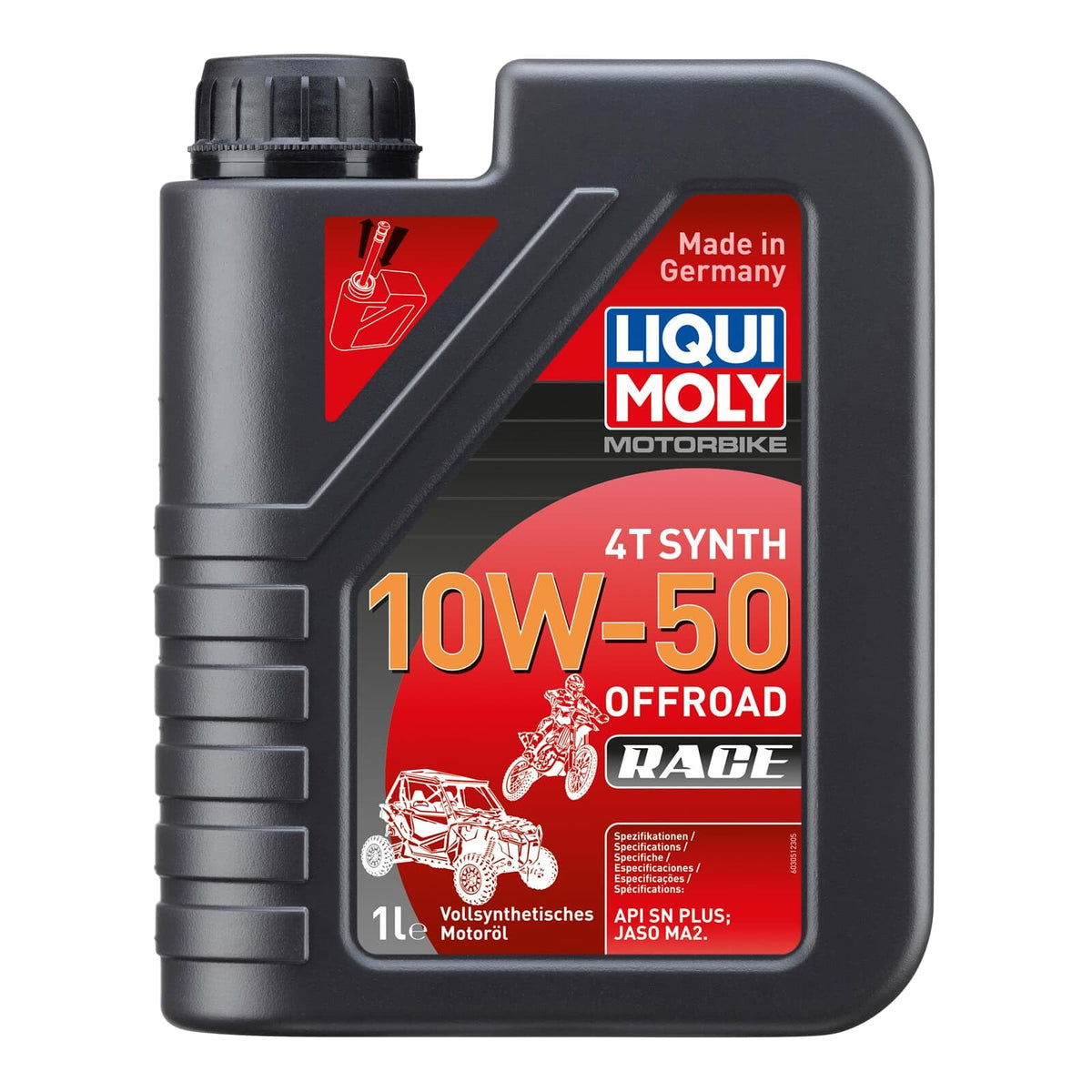 Liqui Moly 3051 Olio Moto 4T Sintetico 10 W Offroad Race