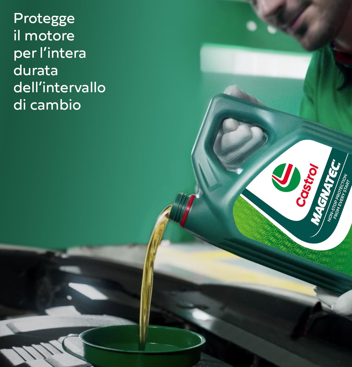 Castrol MAGNATEC 5W-30 A5 Olio Motore per auto Totalmente Sintetico, 4L
