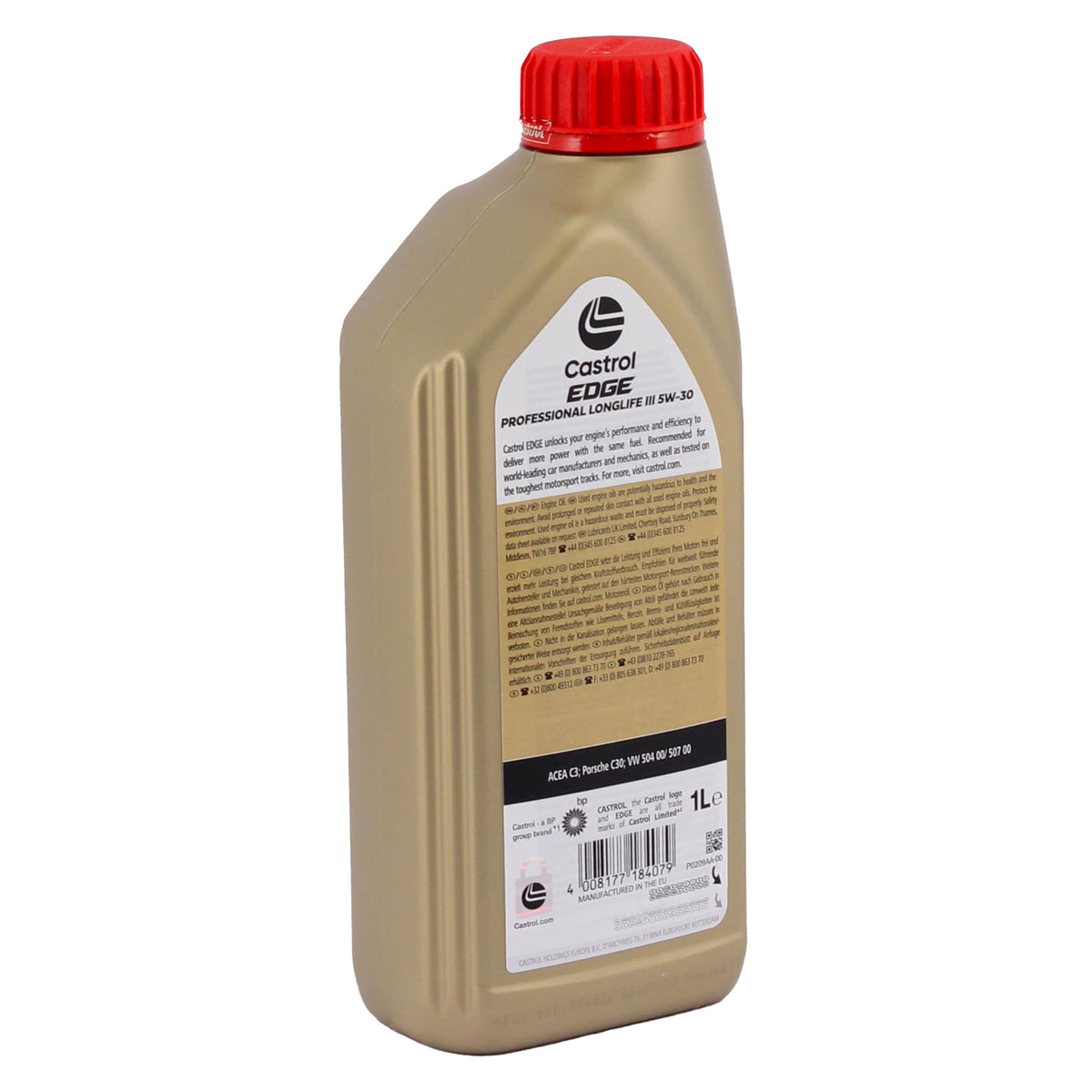 Olio motore 5w30 benzina diesel lubrificante Castrol Edge Professional LongLife III 5w-30 con Portachiavi Cavatappi conf. 1lt