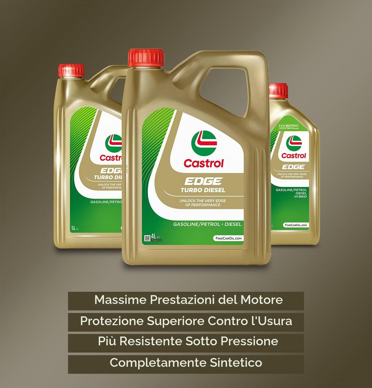 Castrol EDGE 5W-30 M Olio Motore per auto Totalmente Sintetico, 5L