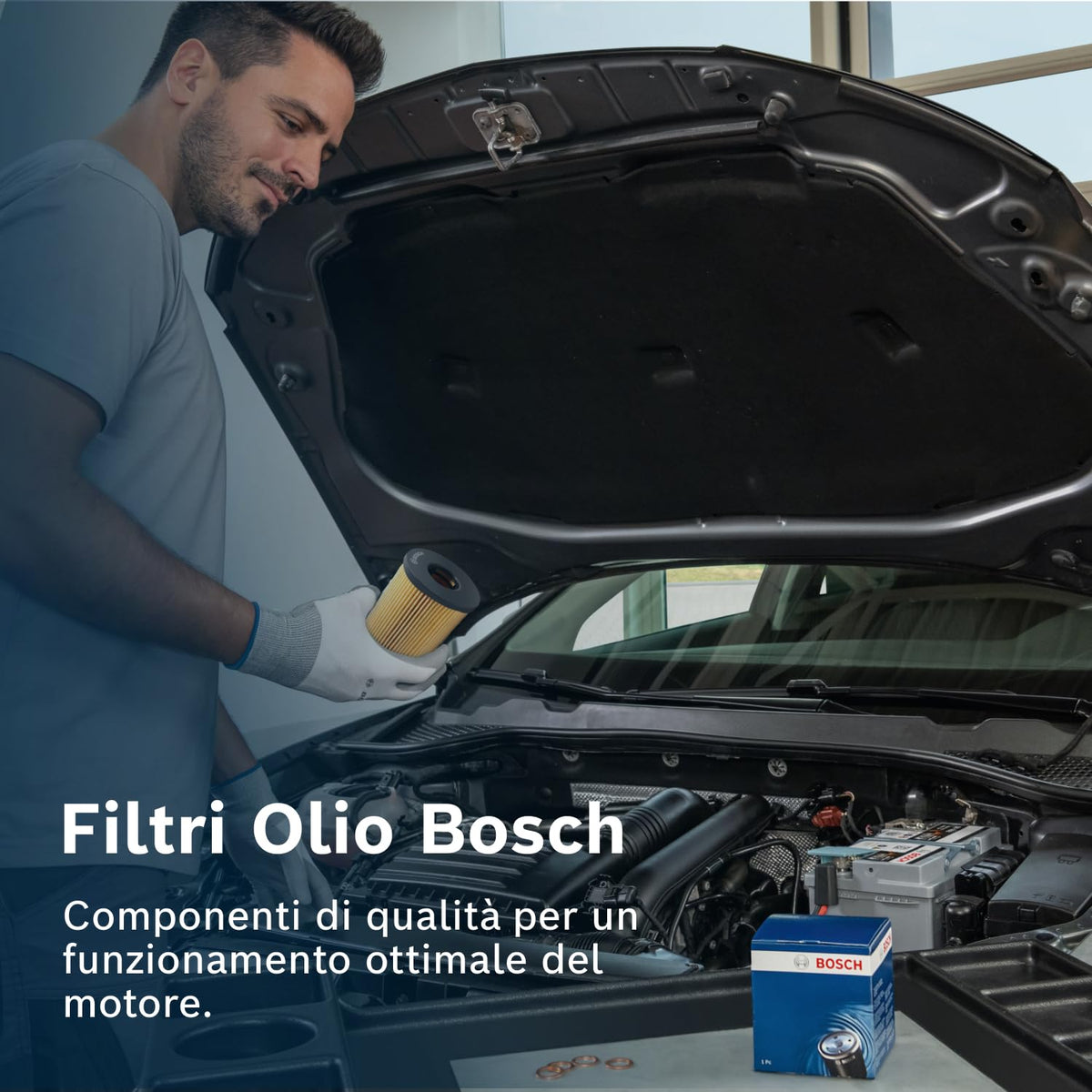 BOSCH Filtro dell'olio F026407023