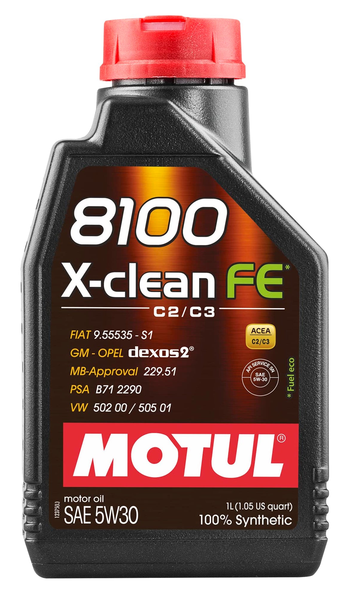 Motul, Motul-104775 X Clean Fe 5W30, Olio Motore Completamente Sintetico, 1 litro
