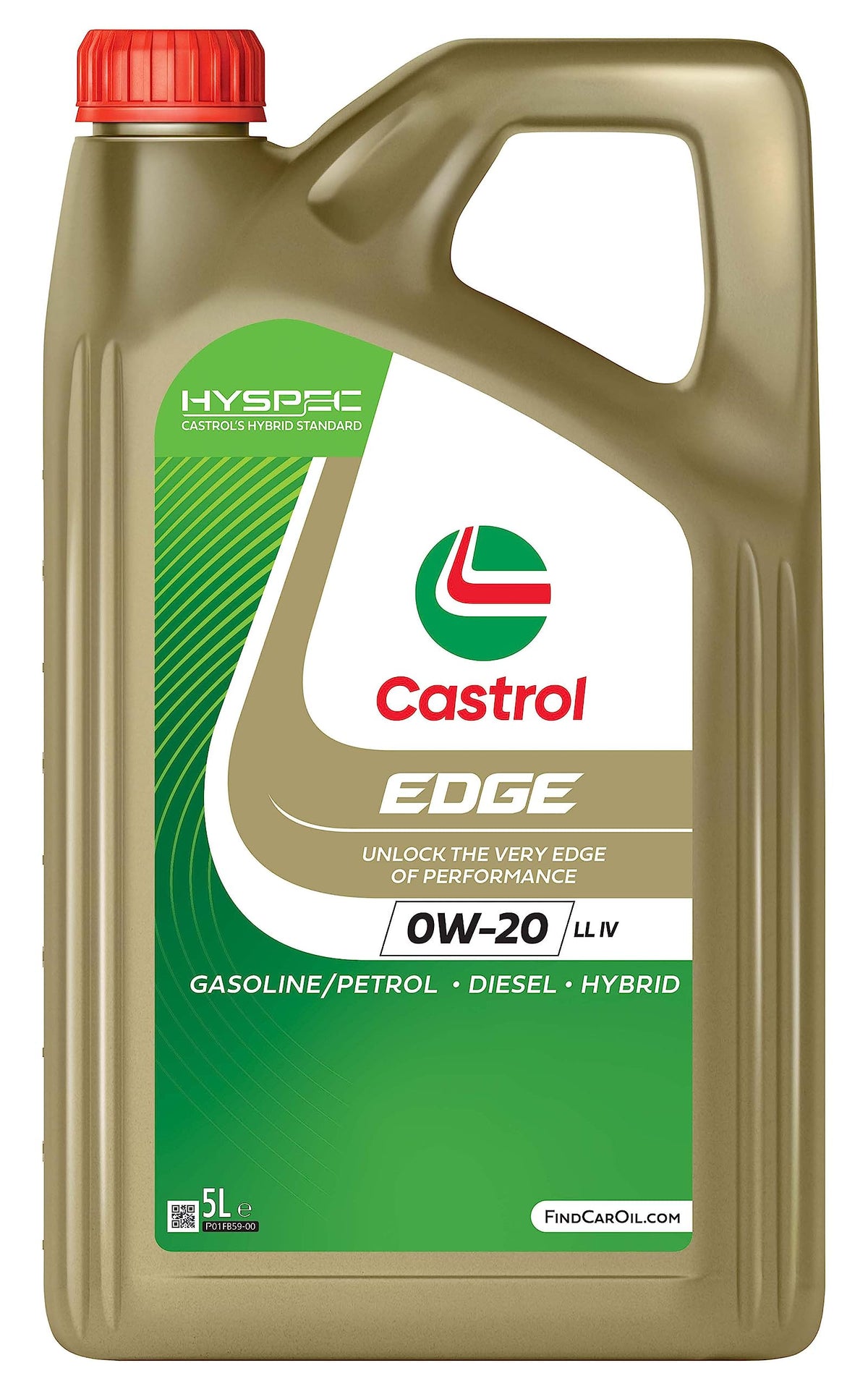 CASTROL Olio motore EDGE 0W-20 Olio sintetico 100% 5 L Compatibilità con VW Polo Hatchback 6R1, 6C1 Golf 7 Hatchback 5G1, BQ1, BE1, BE2 T-Roc A11, BMW 1 Hatchback F20, AUDI A3 Sportback 8VA, 8VF