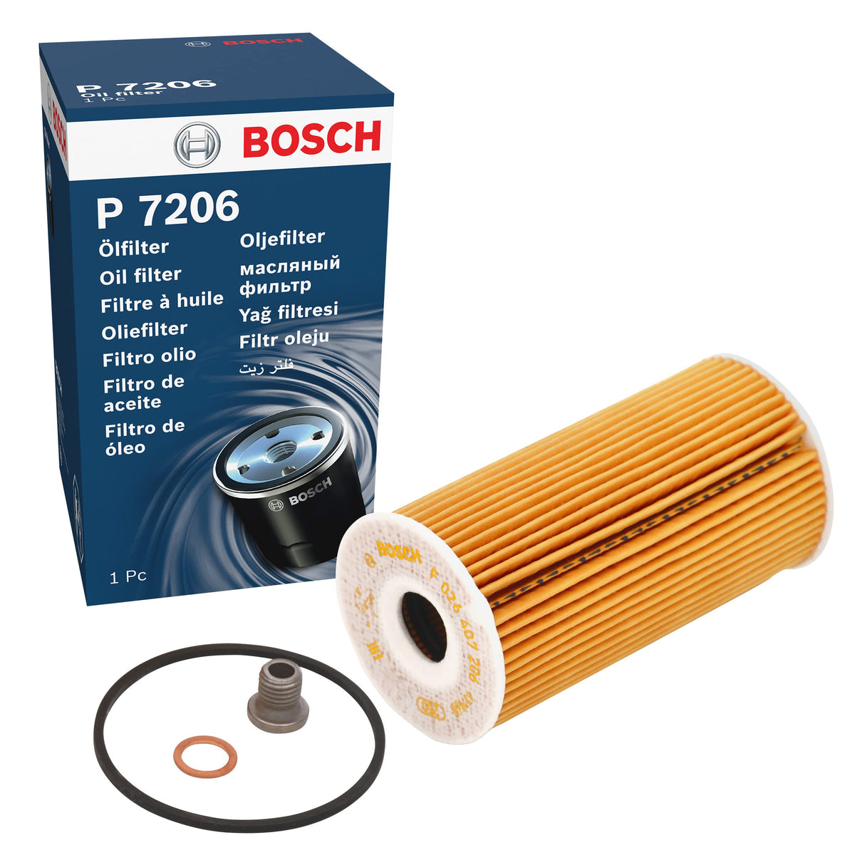 BOSCH Filtro olio F026407206