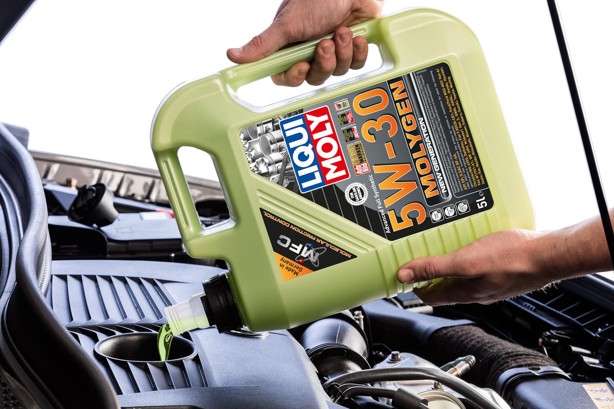 LIQUI MOLY Olio motore Molygen 5W-30 5 L Compatibilità con RENAULT Megane 3 Hatchback BZ0/1 Twingo 1 C06 KANGOO Express FW0/1, NISSAN Qashqai/Qashqai +2 I J10, NJ10, OPEL Corsa D Hatchback S07