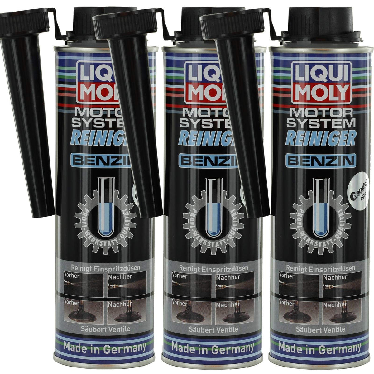 Liqui Moly 1712 Motore System Cleaner Benzina, 3 x 300 ml