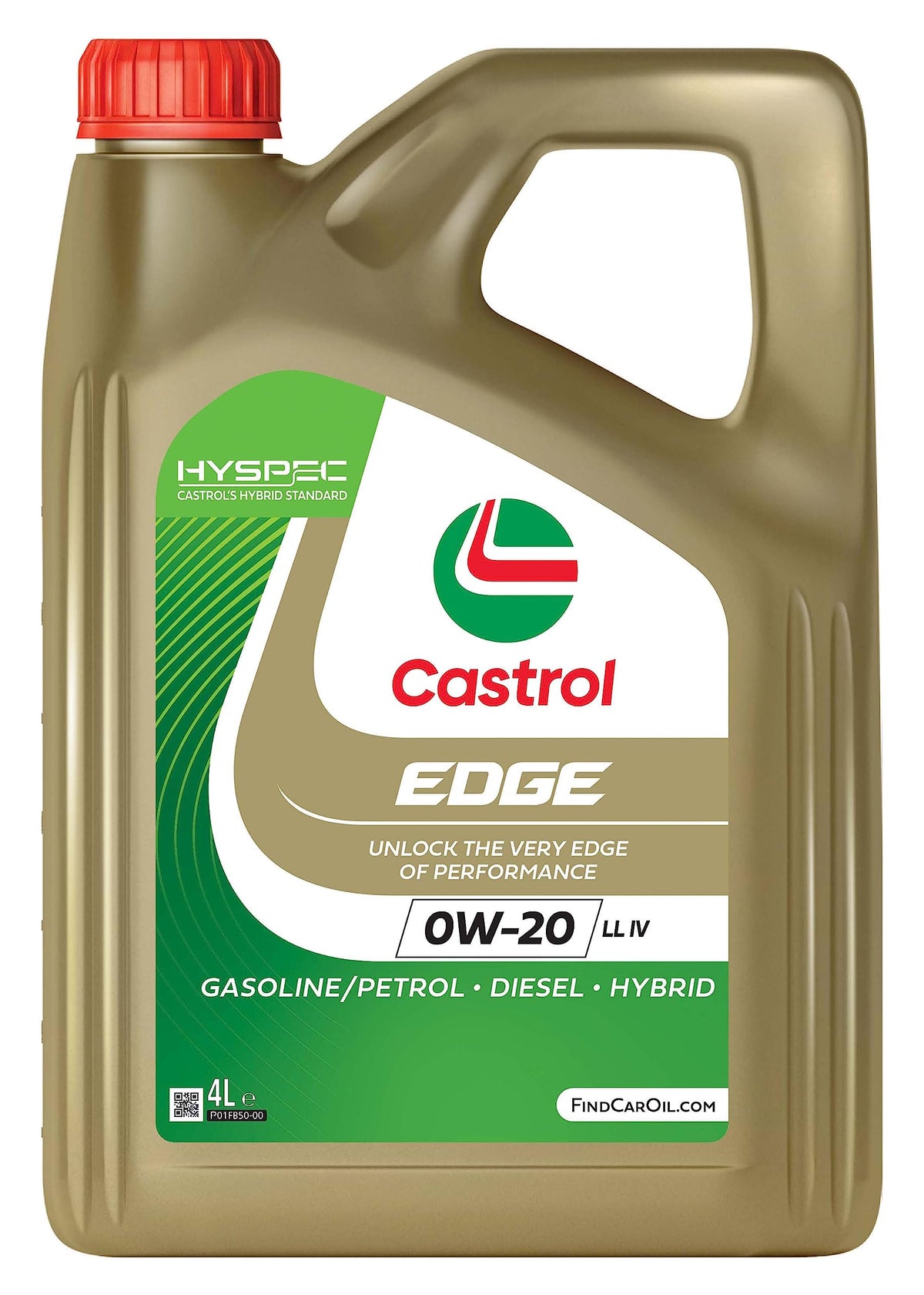 Castrol EDGE 0W-20 LL IV Olio Motore per auto Totalmente Sintetico, 4L