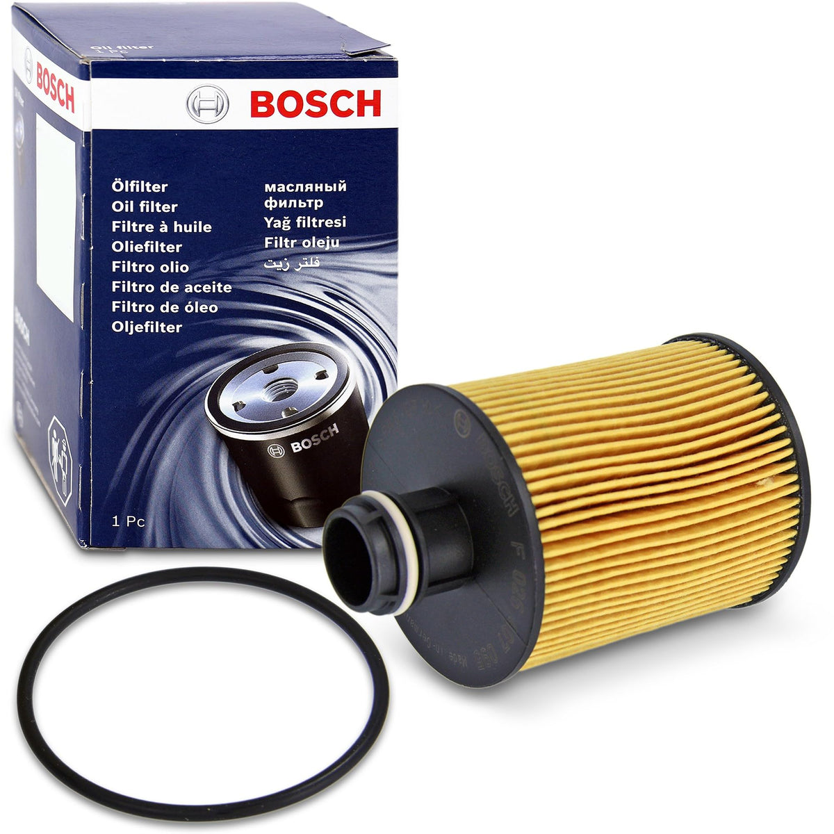 BOSCH Filtro olio Cartuccia filtro con guarnizione F 026 407 095 Compatibilità con OPEL Corsa D Hatchback S07 ASTRA J Meriva B S10 ZAFIRA TOURER C P12 INSIGNIA