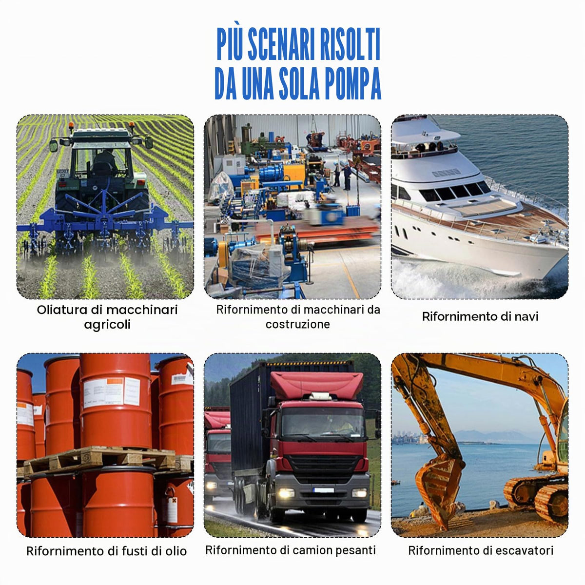 Pompa di aspirazione elettrica per olio, pompa diesel, pompa per olio 12V, pompa aspirante, pompa per olio, pompa diesel, pompe per carburante, pompa di trasferimento carburante con tubi per barche