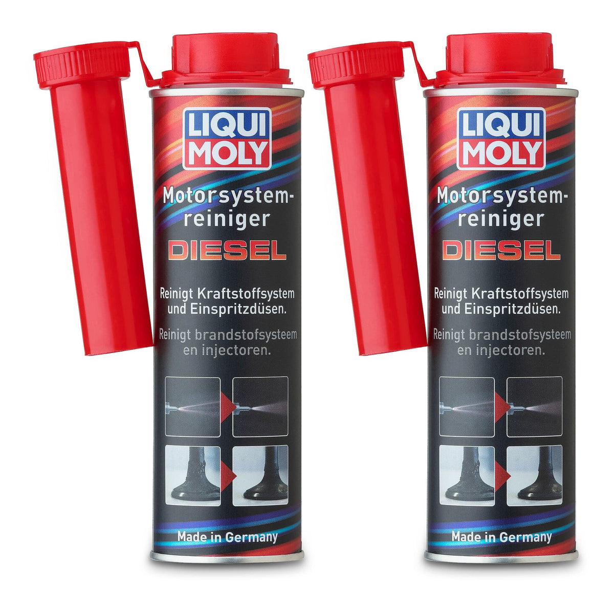 LIQUI MOLY - Additivo di pulizia del sistema motore diesel, 5128, da 300 ml, 2 pezzi