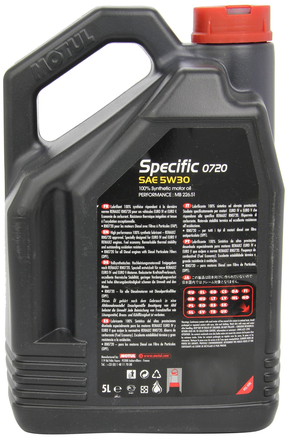 Motul 8100 X-Clean EFE 5w30 5LT