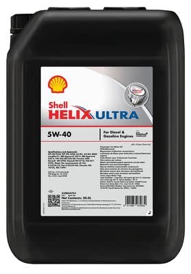 SHELL Olio motore Helix Ultra 5W-40 1 L Compatibilità con RENAULT Clio III Hatchback BR0/1, CR0/1 CLIO II BB0/1/2, CB0/1/2, PEUGEOT 206 2 volumi/Coda spiovente 2A/C 207 WA, WC 208 I Hatchback CA, CC