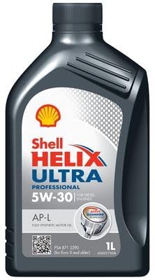 SHELL Olio motore Helix 5W-30 Olio sintetico 100% 1 L Compatibilità con PEUGEOT 206 2 volumi/Coda spiovente 2A/C 207 WA, WC 208 I Hatchback CA, CC 2008 Station Wagon CU, CITROËN C3 I Hatchback FC, FN