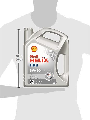 Shell Helix HX8 ECT C3 5W-30 5L | Olio 100% sintetico per motori a benzina e diesel con filtro antiparticolato | Tecnologia Low SAPS | ACEA C3 MB 229.51 BMW LL-04 | Risparmio di carburante