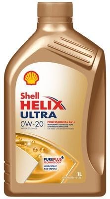 SHELL Olio motore Helix 0W-20 1 L Compatibilità con VW Polo Hatchback 6R1, 6C1 Golf 7 Hatchback 5G1, BQ1, BE1, BE2 T-Roc A11, FIAT 500 312, AUDI A3 Sportback 8VA, 8VF