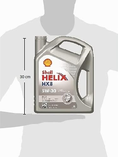SHELL Olio motore Helix 5W-30 Olio sintetico 100% 5 L Compatibilità con VW Polo Hatchback 6R1, 6C1 Golf 4 Hatchback 1J1 Golf 7 Hatchback 5G1, BQ1, BE1, BE2 Golf 6 5K1 Golf 5 Hatchback 1K1