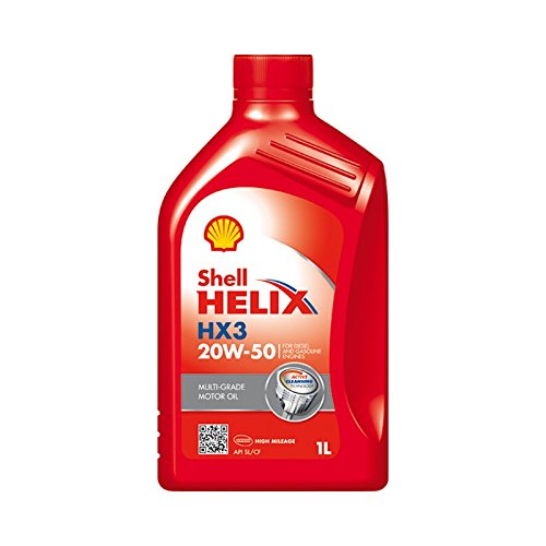 Lubrificante Olio Shell Helix HX3 20W-50 - adatto ai motori di vecchia generazione
