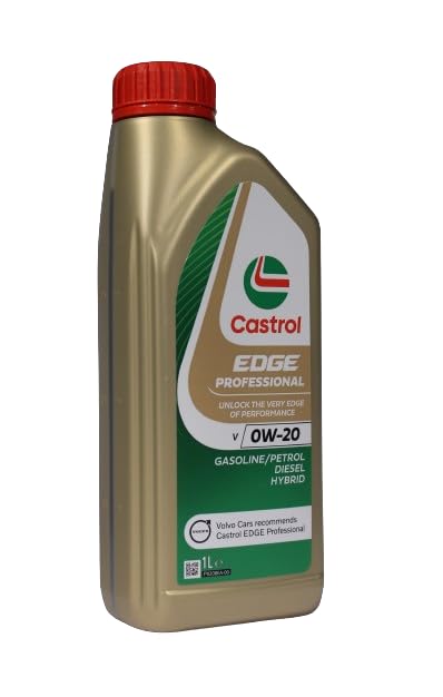 Castrol Edge Professional V 0W-20 Diesel e Benzina Olio motore 0W20 Acea C5 compatibile con Volvo VCC RBS0-2AE Lt1 x 4