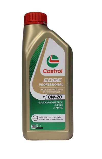 Castrol Edge Professional V 0W-20 Diesel e Benzina Olio motore 0W20 Acea C5 compatibile con Volvo VCC RBS0-2AE Lt1 x 4