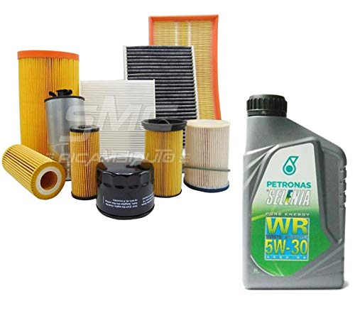 KIT TAGLIANDO FILTRI MISTI + 5LT OLIO MOTORE WR 5W30