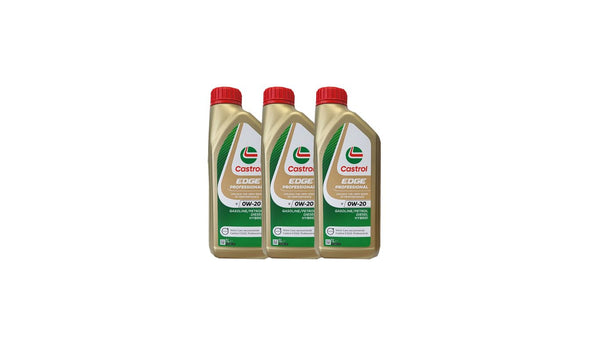 3 confezioni da 1 L di olio motore Castrol Edge Professional, 0W-20