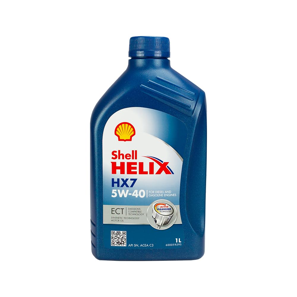 SHELL Olio motore Helix 5W-40 1 L Compatibilità con FIAT 500 312 Ducato Van 250, 290, MERCEDES-BENZ Classe C Sedan W204 VITO/MIXTO Furgonato W639 Classe C Sedan W203