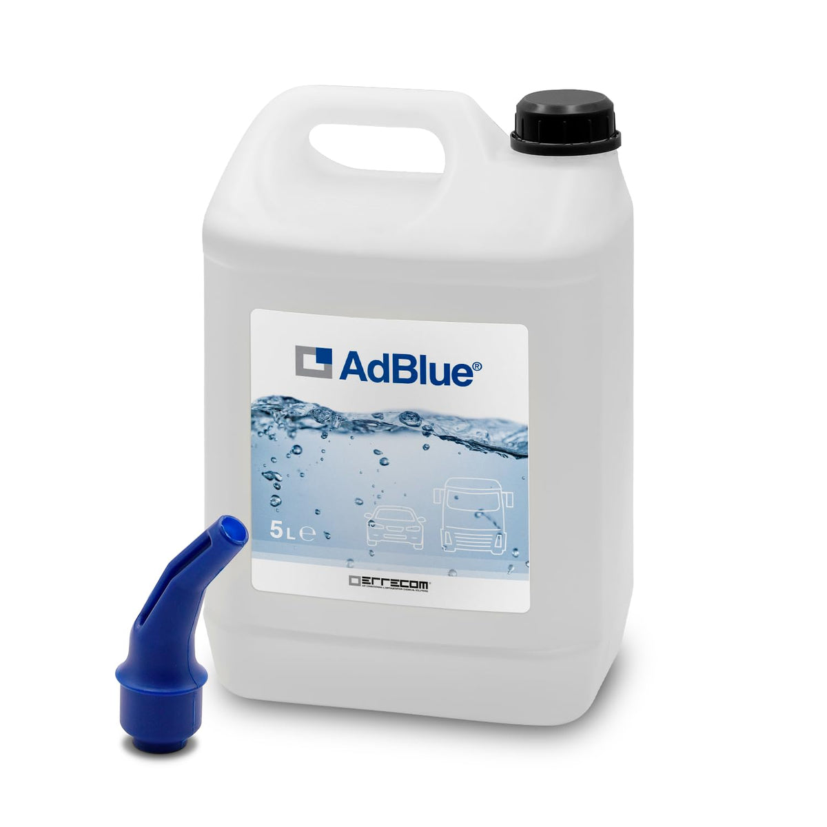 AdBlue® Additivo Motori Diesel per Riduzione Emissioni NOx a Base Urea, Conforme a ISO 22241-1, 10 L (2 x 5 L), Beccuccio Incluso