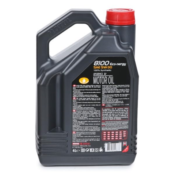 MOTUL Olio motore 5W-30 olio sintetico olio motore ACEA A5/B5 API SL API CF ECO-NERGY 4L