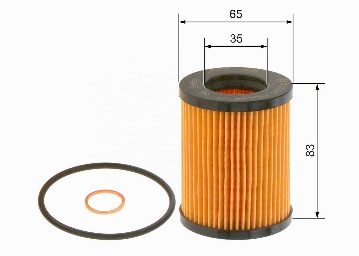 BOSCH Filtro olio F026407173