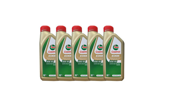 Castrol Edge Supercar 10 W-60 Olio Motore Lubrificante Confezione da 5 Litri